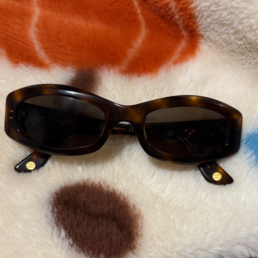 Chanel Tortoise Shell Sunglasses